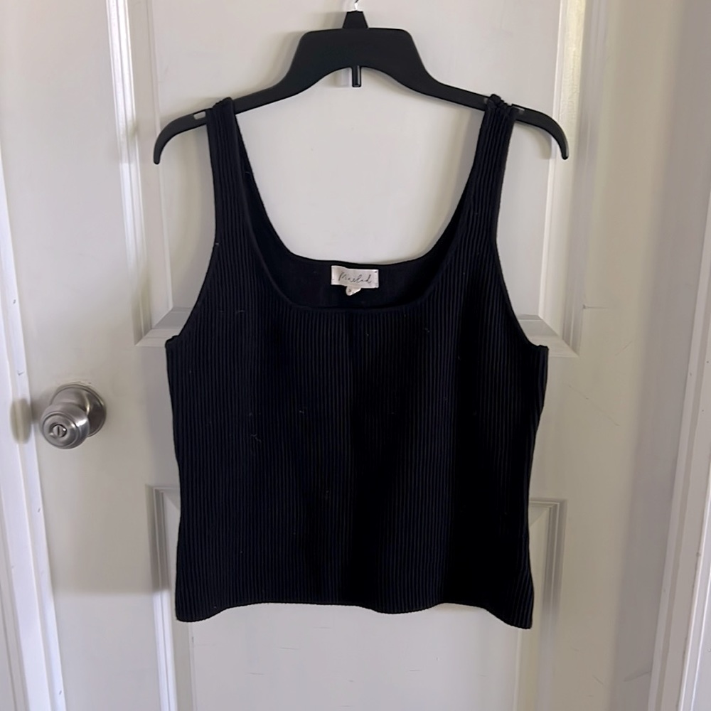 Ribbed Sweater Tank
